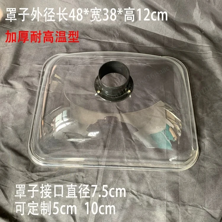 Square & Round Moxibustion Smoke Exhaust Hood, PC Smoke Collection Cover for Moxibustion Fume Removal