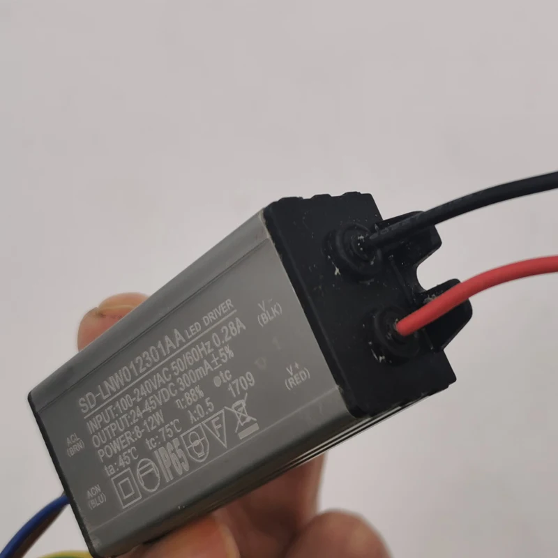 8-12x1W 24-45V 300mA Waterproof High Power Led Driver