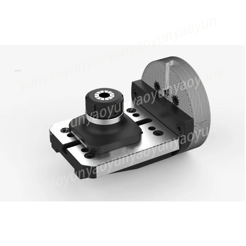 170-200-255mm Extended Single-Sided L-Block, 4th Axis Bridge Plate for CNC Milling Machine, Fixture Tool