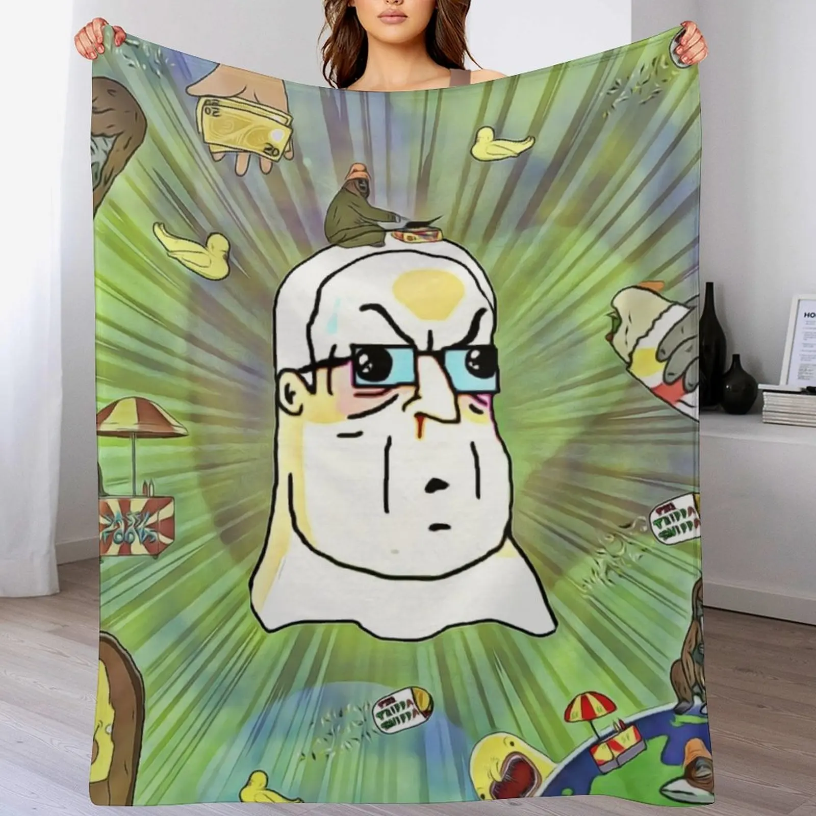 

Trippa Snippa Universe The Big Lez Show Throw Blanket Designers Blankets For Bed Blankets