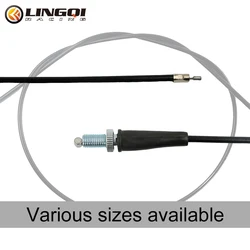 LINGQI RACING Straight Head Gas Throttle  Valve Control Cable Motorcycle Universal Accelerator For Dirt Pit Bike Off-Road