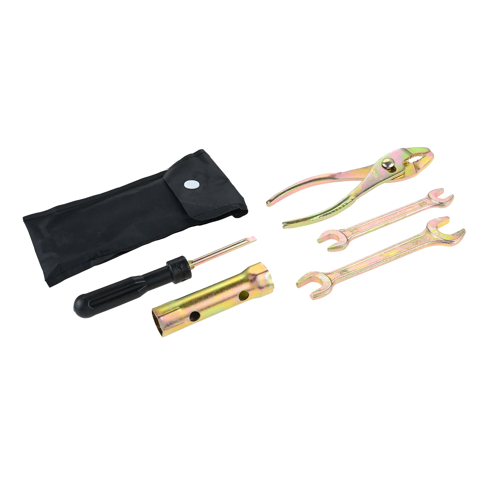 1Set Motorcycle Spark Plug Spanner Wrench Socket Tool Motorbike Spark Plug Wrench Screwdriver Sleeve Pliers Wrench Socket Tool