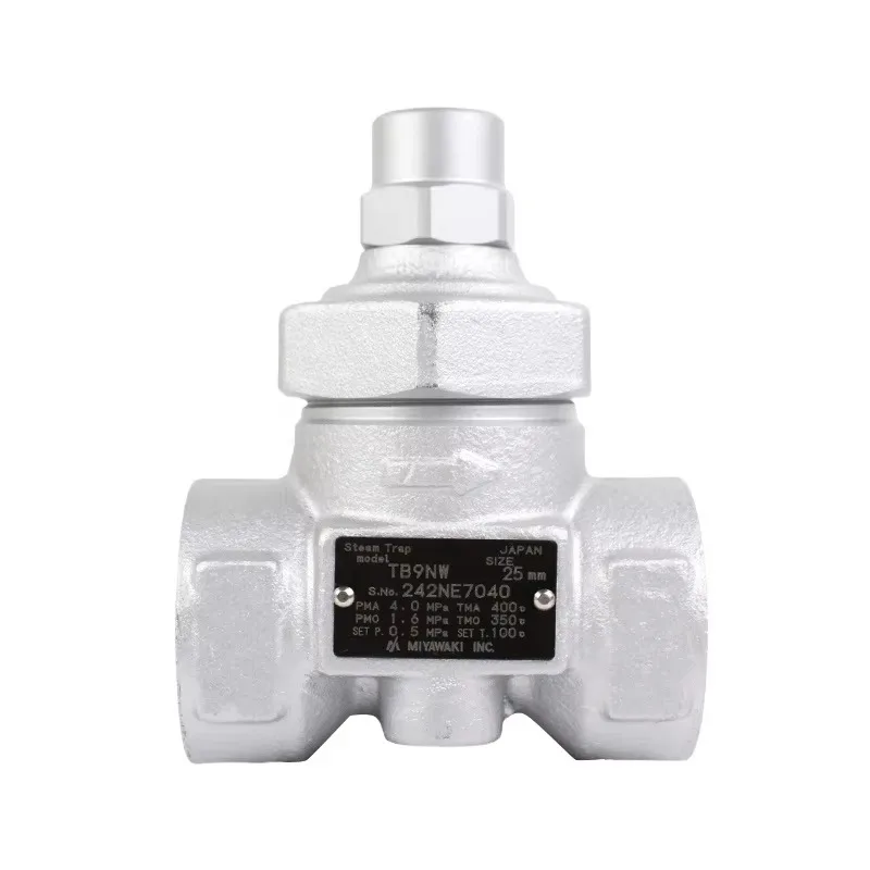 Hot Selling MIYAWAKI DN20 Steam Trap TB9NW Bimetal Temperature Control Valve for Water Media with Ball Structure