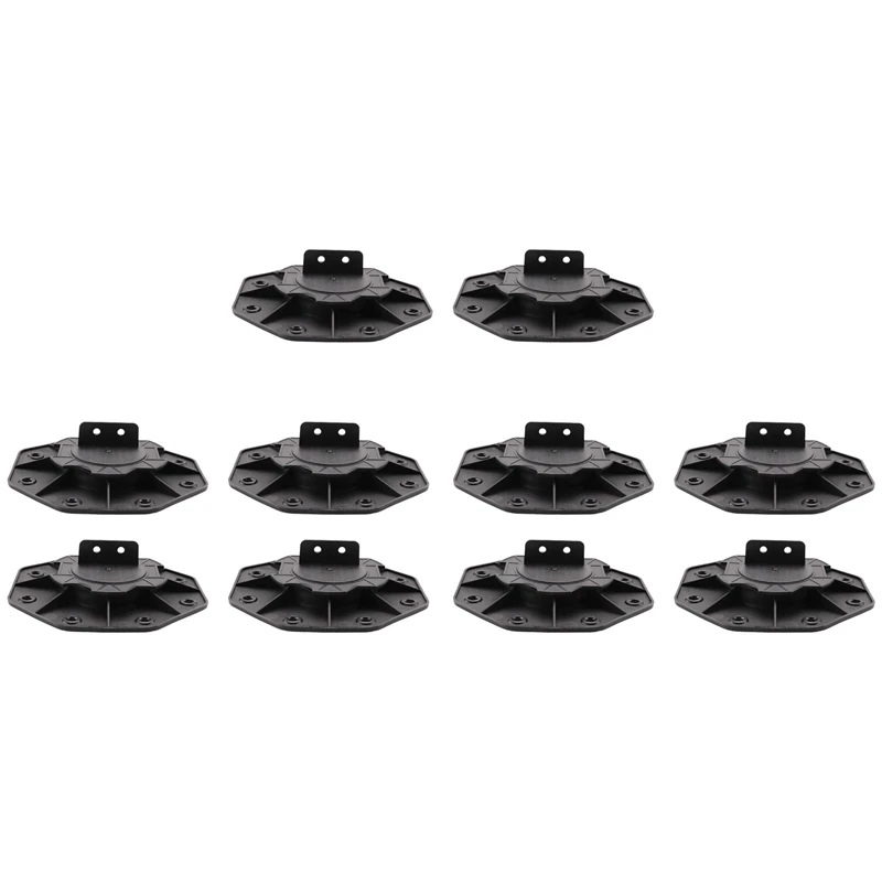 

18-30Mm Adjustable Feet Deck Bearing For Deck Substructure WPC Ceramic Stone Concrete Floor Tiles High Load Capacity