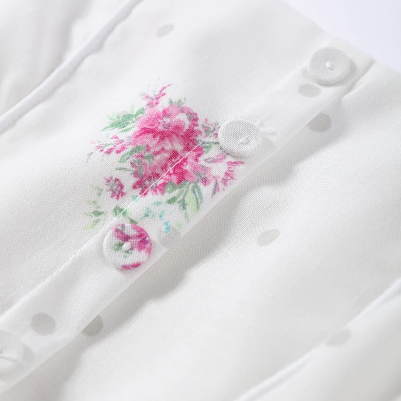 Eleganter bedruckter Damen-Westen-Hosenanzug, ärmelloses Oberteil mit Blumenmuster, plissiert, weit geschnittene Hose, Damen-Set, Sommer-Herbst 2026, Damen-Sets – Detail 26