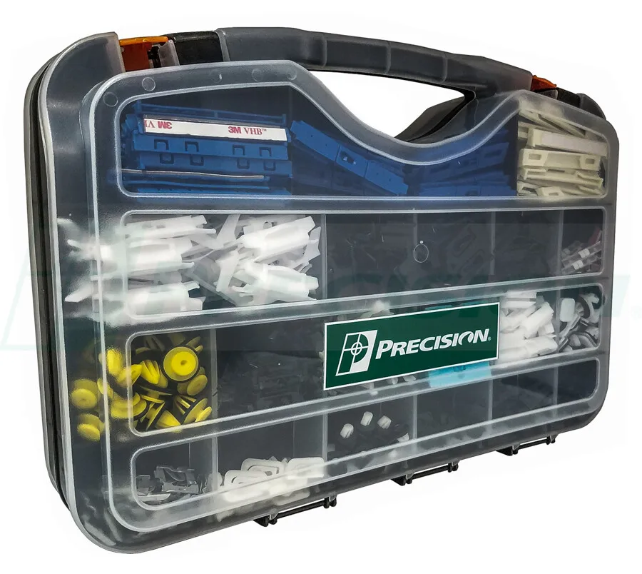 

Precision 925 Pcs Fastener starter windshield clips kit Box Individual labelled