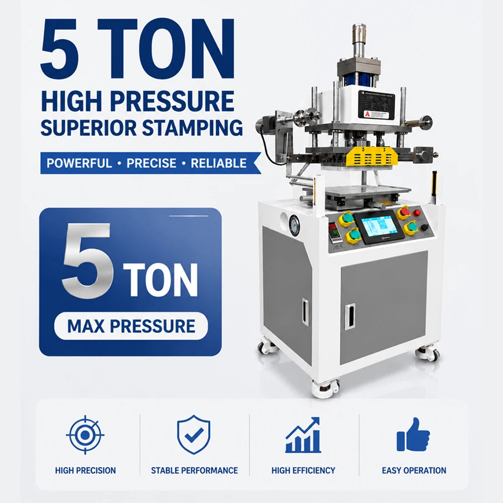 Heavy Hydraulic Gold Stamping Press Industrial Big Size for Paper Box, PU Leather Hot Emboss Logo Printing