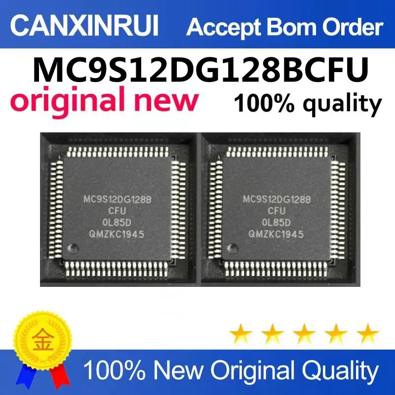 MC9S12DG128BCFU; MC9S12DG128BMFU; Paquete IC del chip de CPU con llave ESI