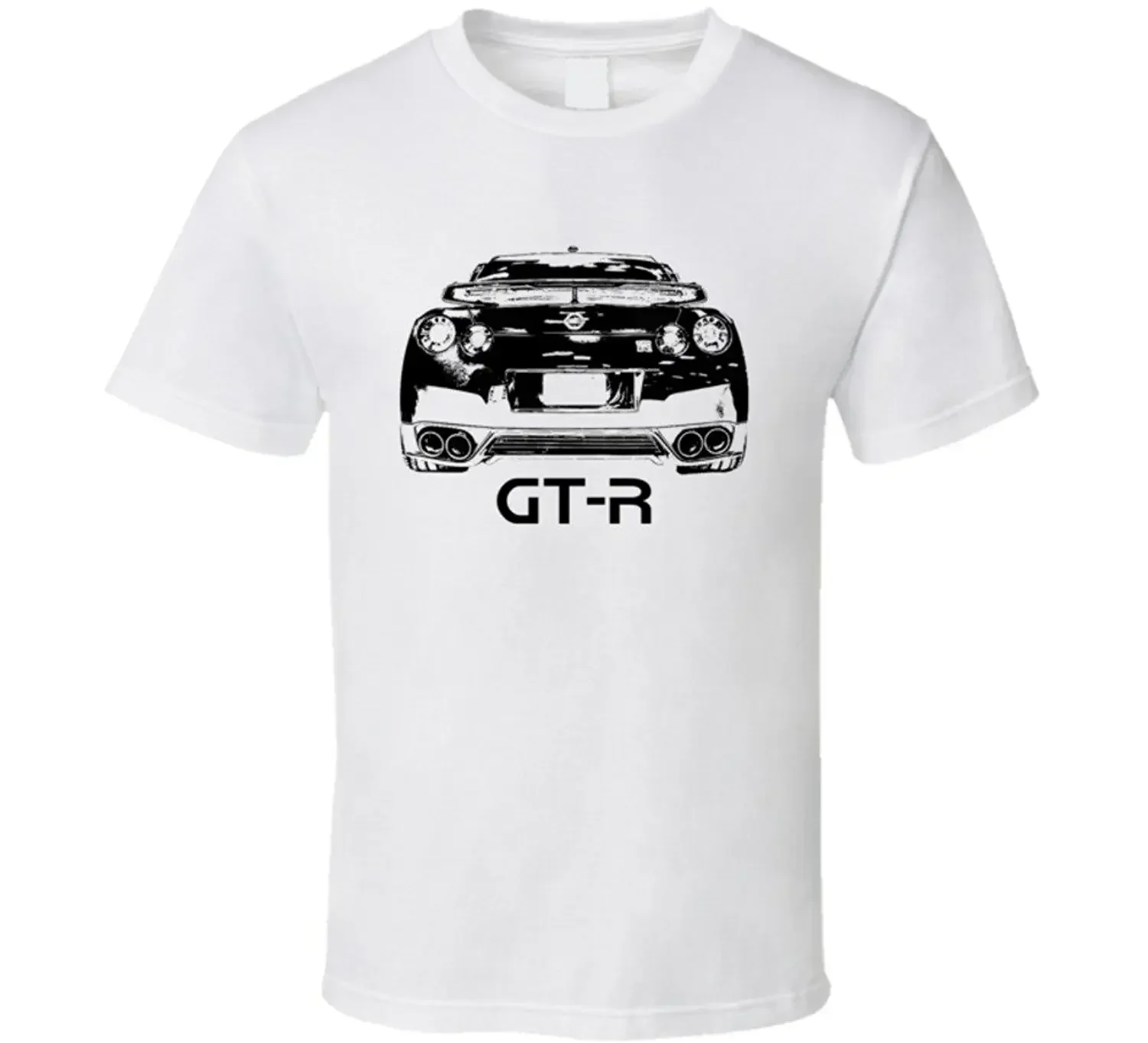 Men'S T-Shirts Summer Style Fashion Swag Men Hot Sale 2013 GT-R Rear View with Model Light Color T Shirt