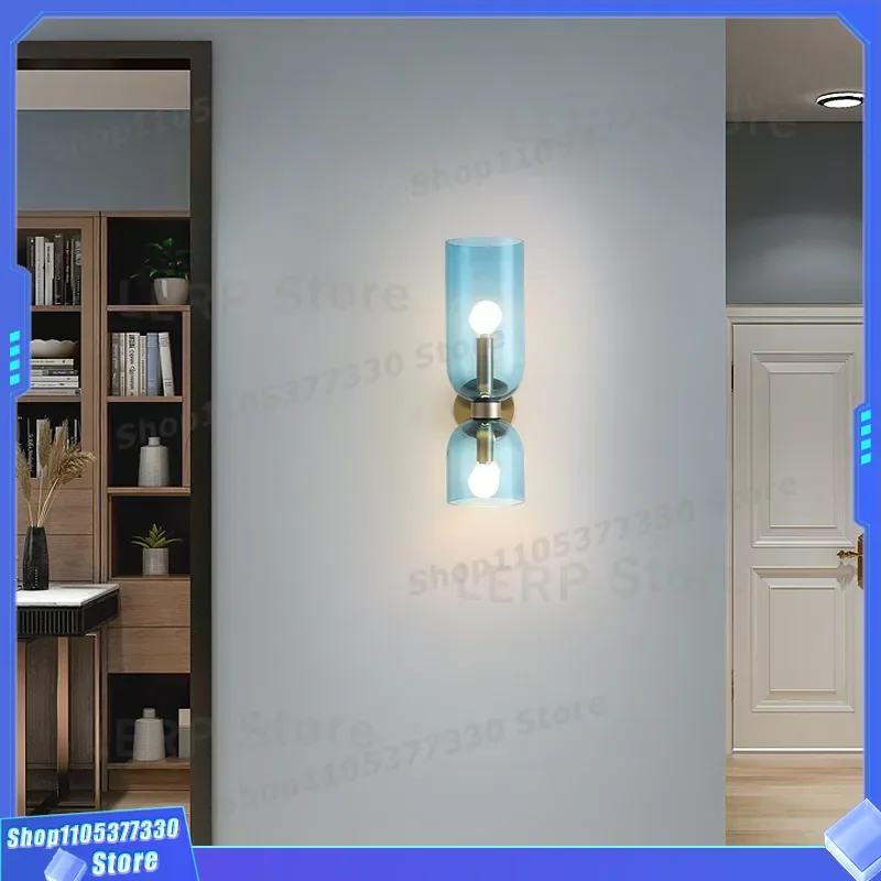 Nordic Postmodern Wall Lamp Retro Up Down Light Bedroom Bedside Sconce B&B Hotel Decor Modern Minimalist Interior Lighting