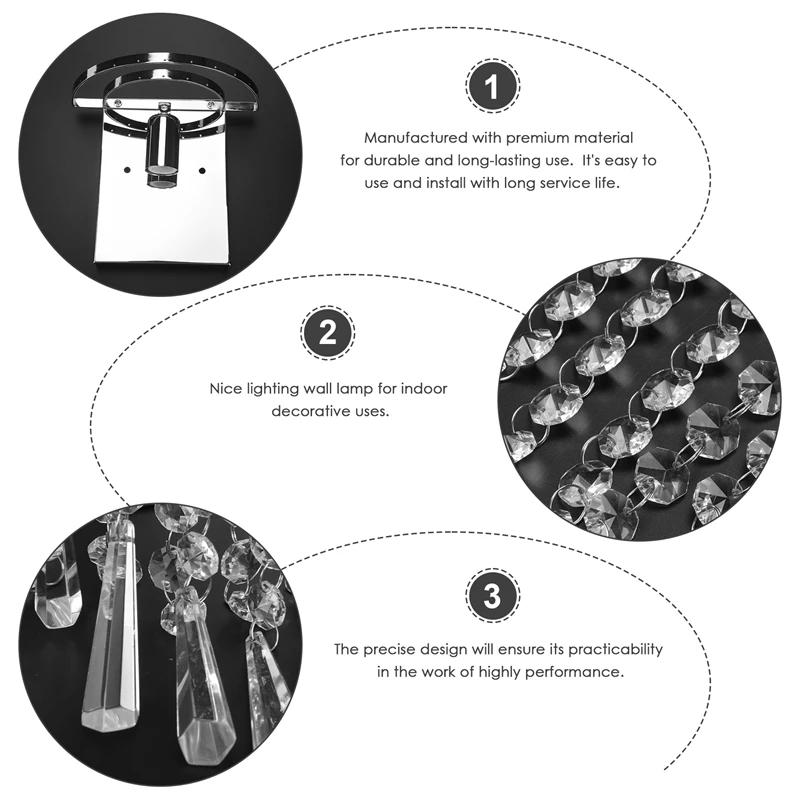 クロームLEDウォールライト,モダンなデザイン,屋内照明,装飾ライト,リビングルームやバスルームに最適です。