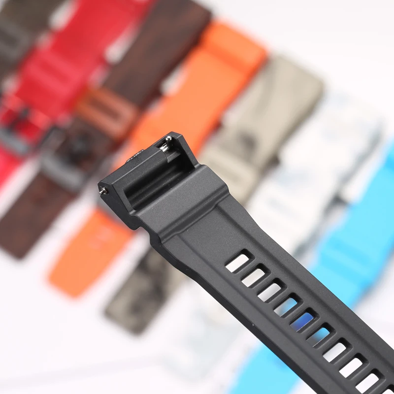 24mm Rubber Resin Strap Suitable for Casio GA2000 GA2200 GA-2200M PRG600 PRW6600 Men\'s Series Watch Band Accessories