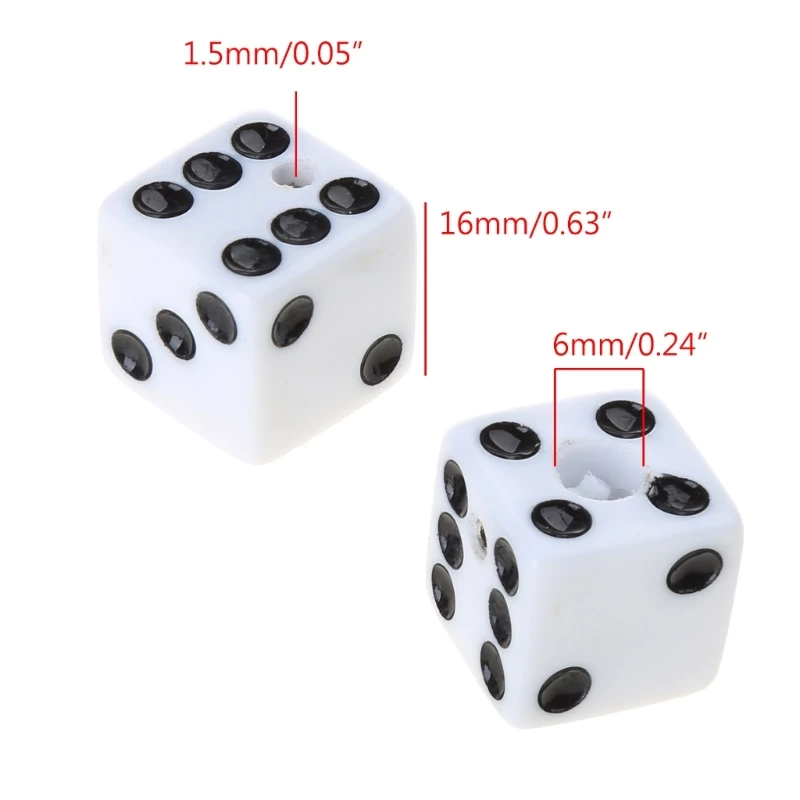 3 Piece Plastic Square Dices Replacement Speed Knobs Button Volume Tone Control Knobs for Electric Bass Guitar Accessory