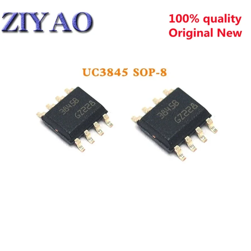 10PCS UC3845 SOP-8 UC3845B 3845B 3845A 3845 SOP8 SMD New and Original IC Chipset
