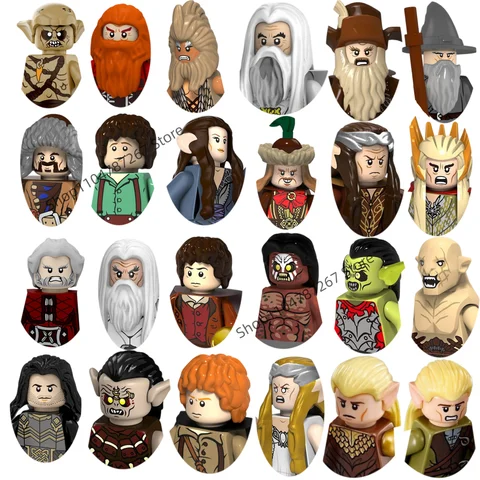 Bloques de Construcción de Personajes Clásicos de Señor