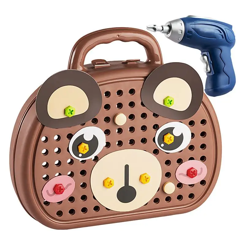 

Toddler Play Tools Set Educational Construction Toys With Electric Drill Engineering Playset Construction Toy For Preschool