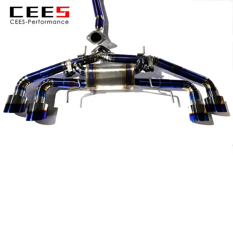 CEES Catback Exhaust For Nissan GT-R V6 3.8 2008+ Automobile Exhaust System Titanium alloy Pipe High Performance