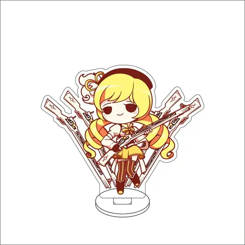 10CM Charm Anime Puella Magi Madoka Magica Acrylic Stand Model Cosplay Characters Ornament Accessories Goods Collection Gifts - Image 6