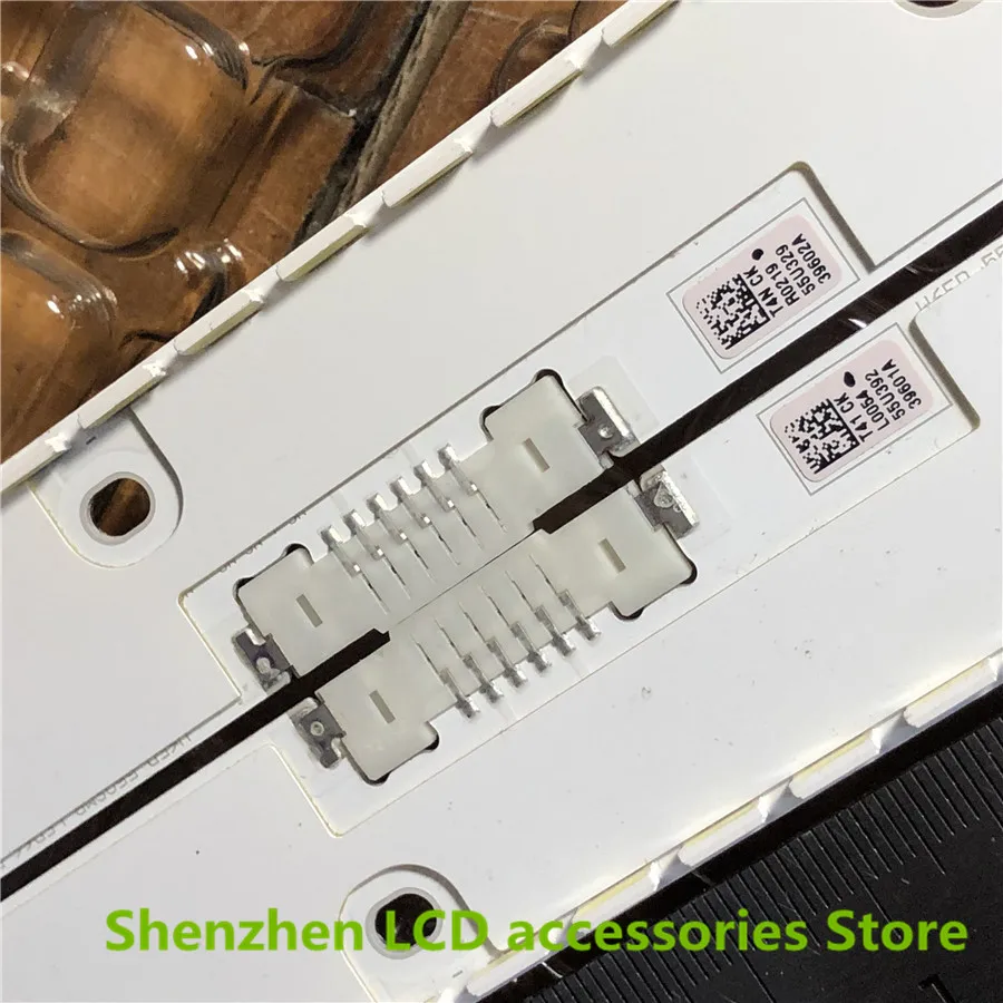 ใหม่ 5 ชุด = 10 ชิ้น LED Strip สำหรับ Samsung UN55MU7000FXZA UE55MU6400UXZT BN96-39595A 39596A V6ER_550SMA_LED66_R2 BN96-39601A 39602A
