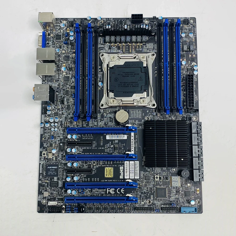 Server Workstation Single Channel Motherboard Support E5-2600/1600 V4/V3 i7 DDR4 SATA3 LGA2011 X10SRA-F