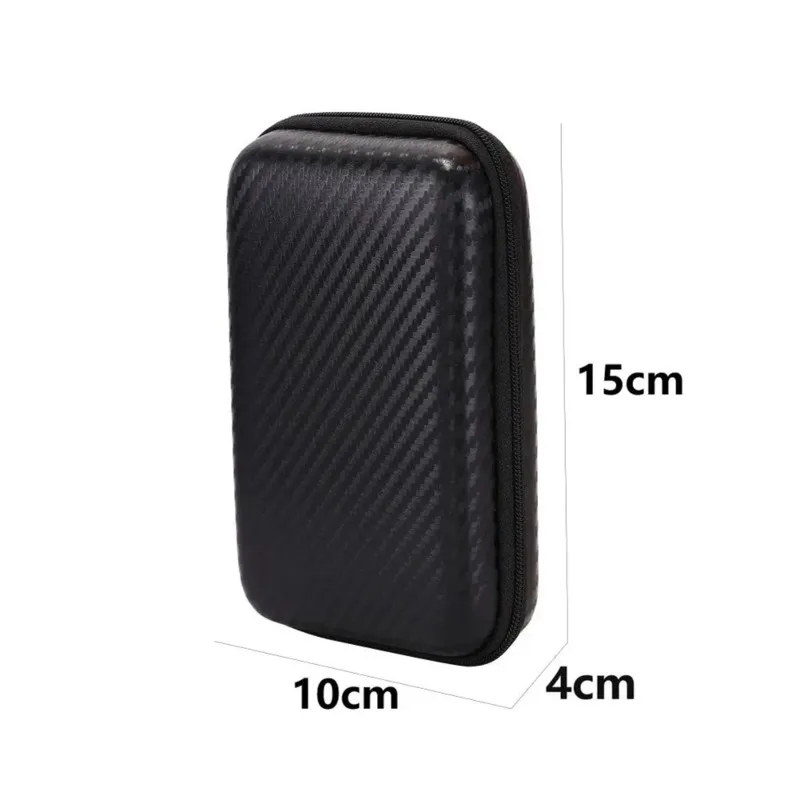 Daily Sale Portable Hard Drive Case Compact Design For Travel& Storage, Faux Leather For Computer Components& Accessories Organi
