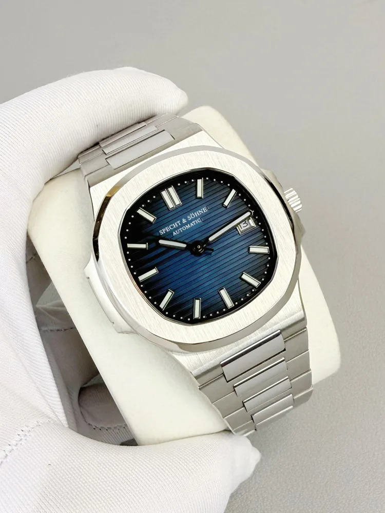 Hot Selling Specht & Söhne 40mm Automatic Mechanical Watch For Men Rose Gold Miyota 8215 Movement Waterproof Relogio Masculino