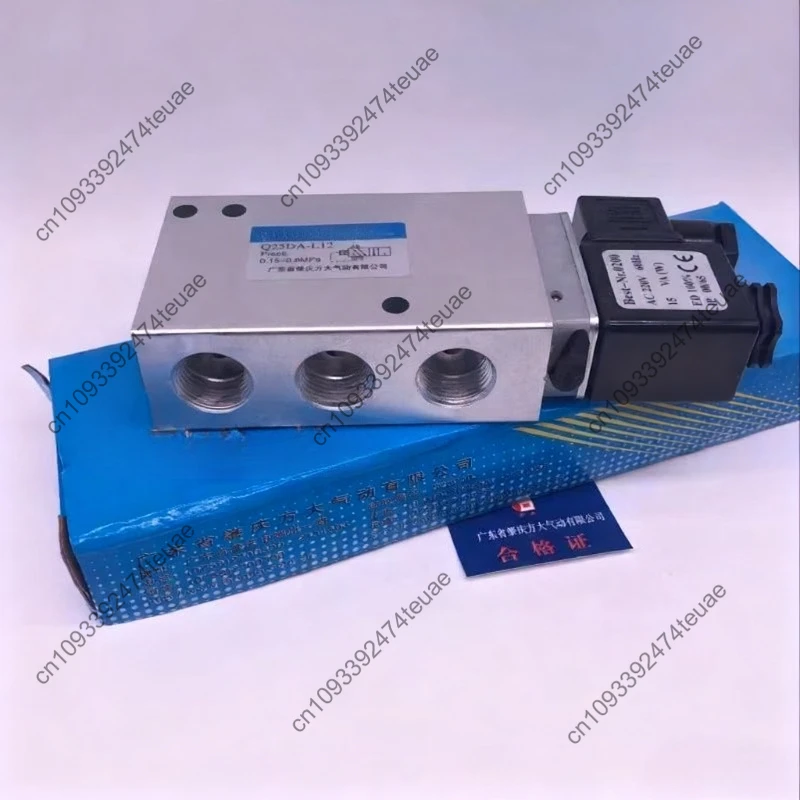 Pneumatic Solenoid Directional Valve Q23DA-L6T 23DA-L12T Normally Open