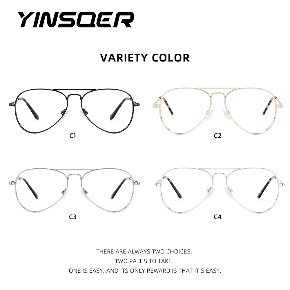 Alloy Oversized Pilot Glasses Frame Male Fashion Customized Prescription Eyeglasses Ultralight Metal Eyewear