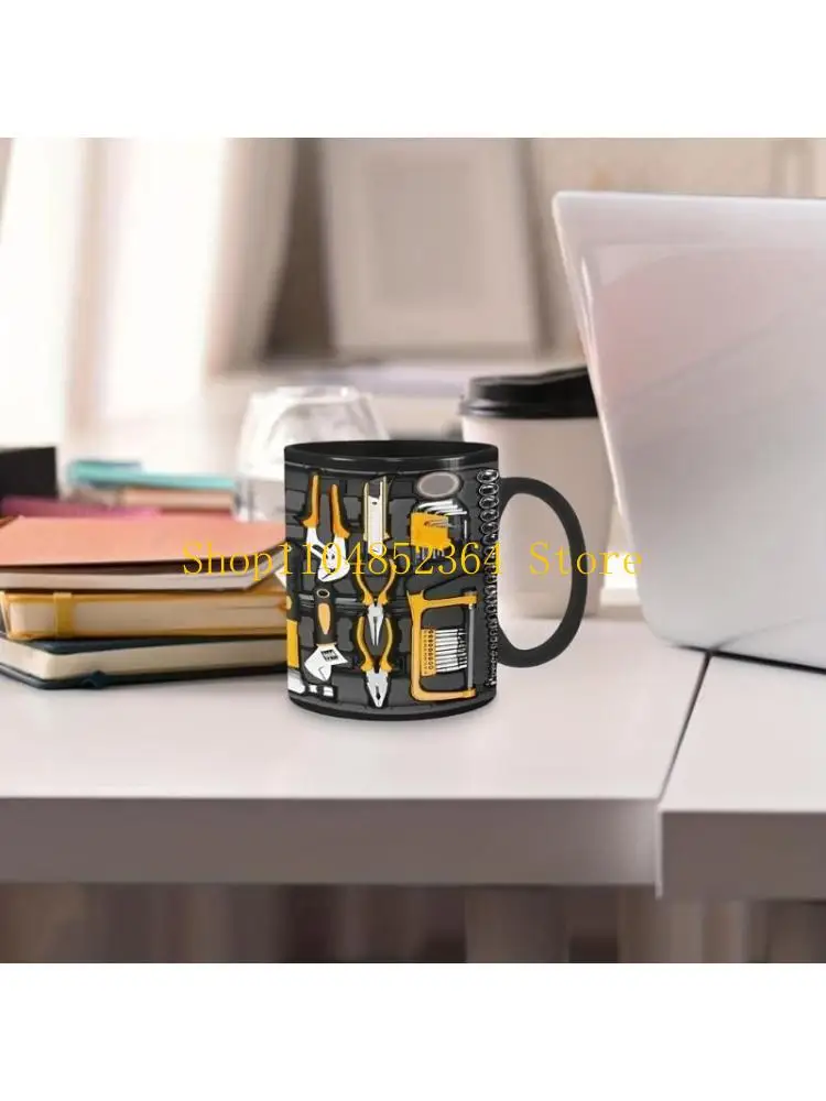 652F Professional Office Ceramic Drinking Vessel with Innovative Toolbox Design Offering Great Thermal Retention