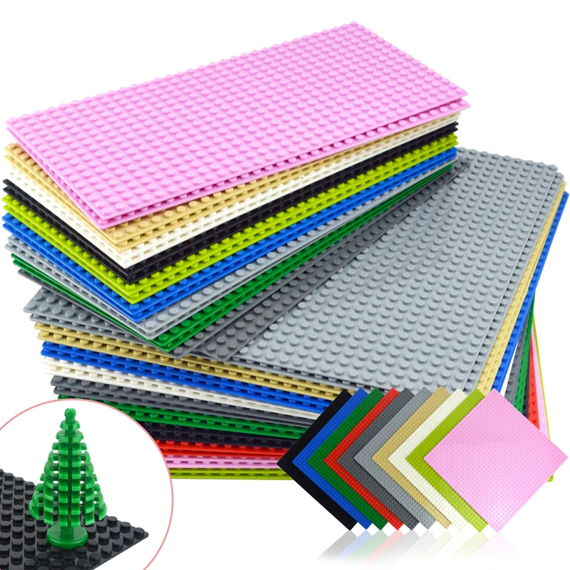 

32x32 32x16 Dots Classic Base Plates Assembly Bricks Baseplate City Street Road Plate Toy Gifts For Children Building Blocks