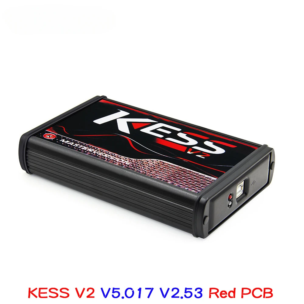 KESS V2 versión europea PCB rojo para V5.017 KSuite V2.8 sin token Master ECU Chip Tuning, accesorios de diagnóstico, Herramientas para vehículos