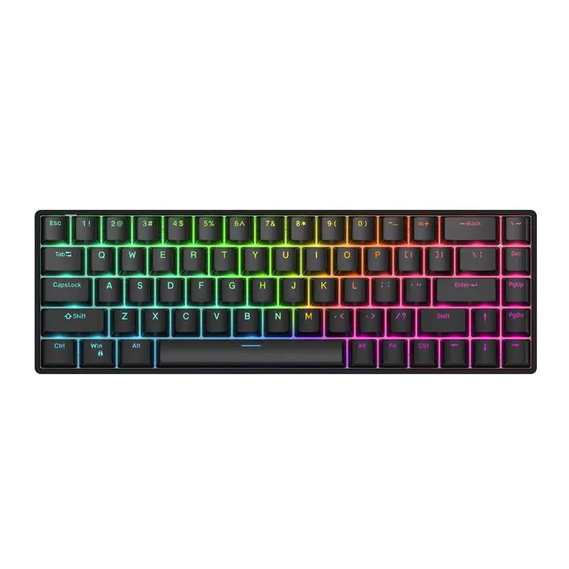 To Raven68 Hot Swappable Wired Magnetic Axis Mechanical Keyboard 8K Return Rate Custom Key Range Electronic Sports Gaming