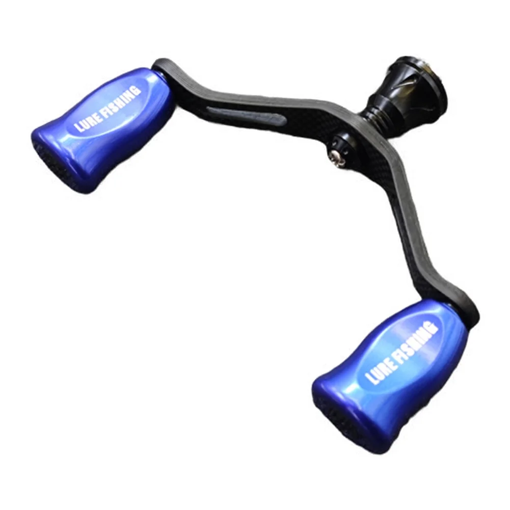 Double Rocker Handle for Spinnings Reel Made of Carbon for fibre Designed for FOREXLSTLT For FUEGO for exceler for prorex Models