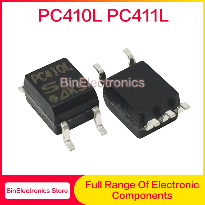 10Pcs/Lot PC410L PC410 PC411L PC411 SOP-5 Photocoupler High-speed Optical Coupler New Original