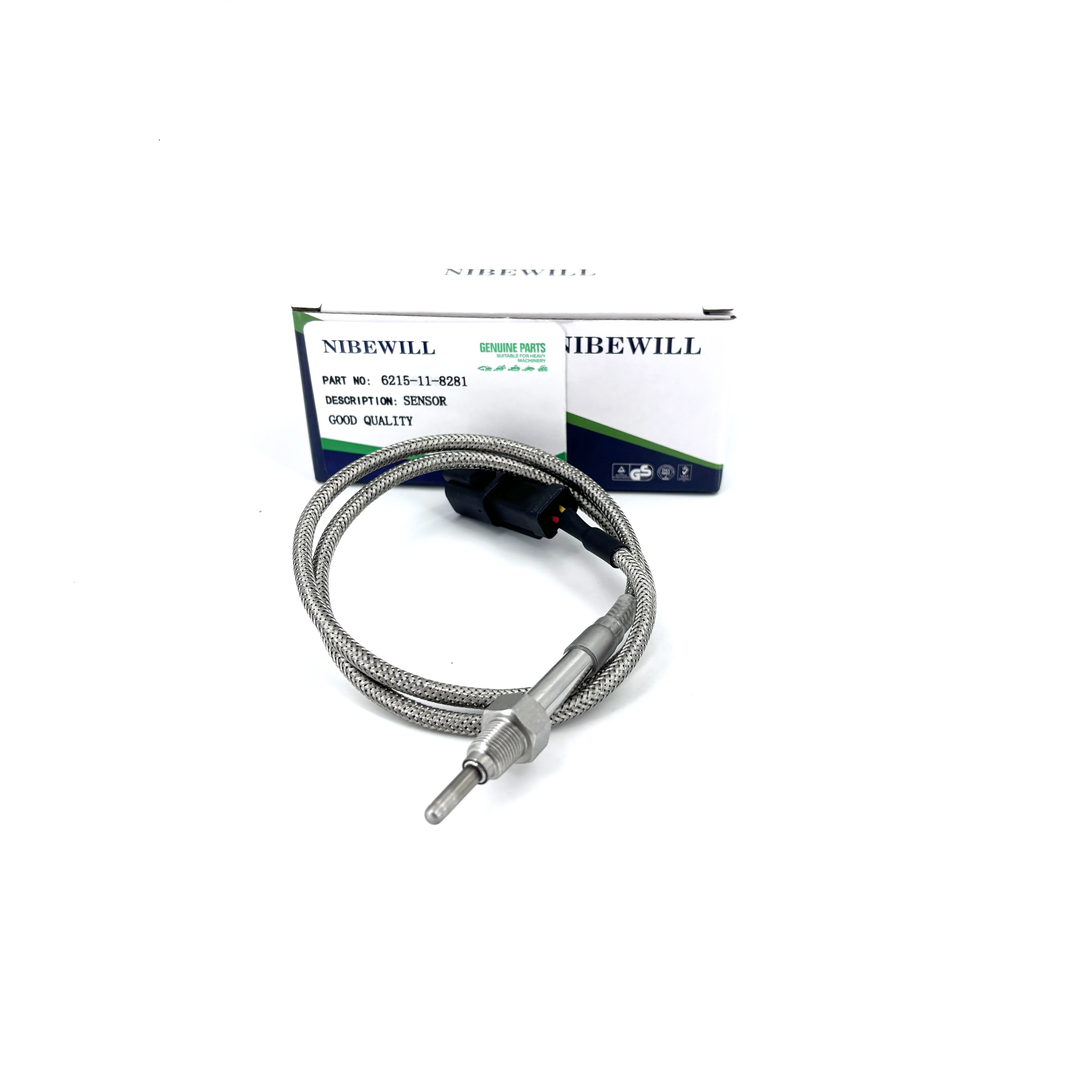 Excavator Temperature Sensor 6215-11-8281 For Komatsu SAA6D170E-5A SAA6D170E-5C PC1250SP-8R Engine