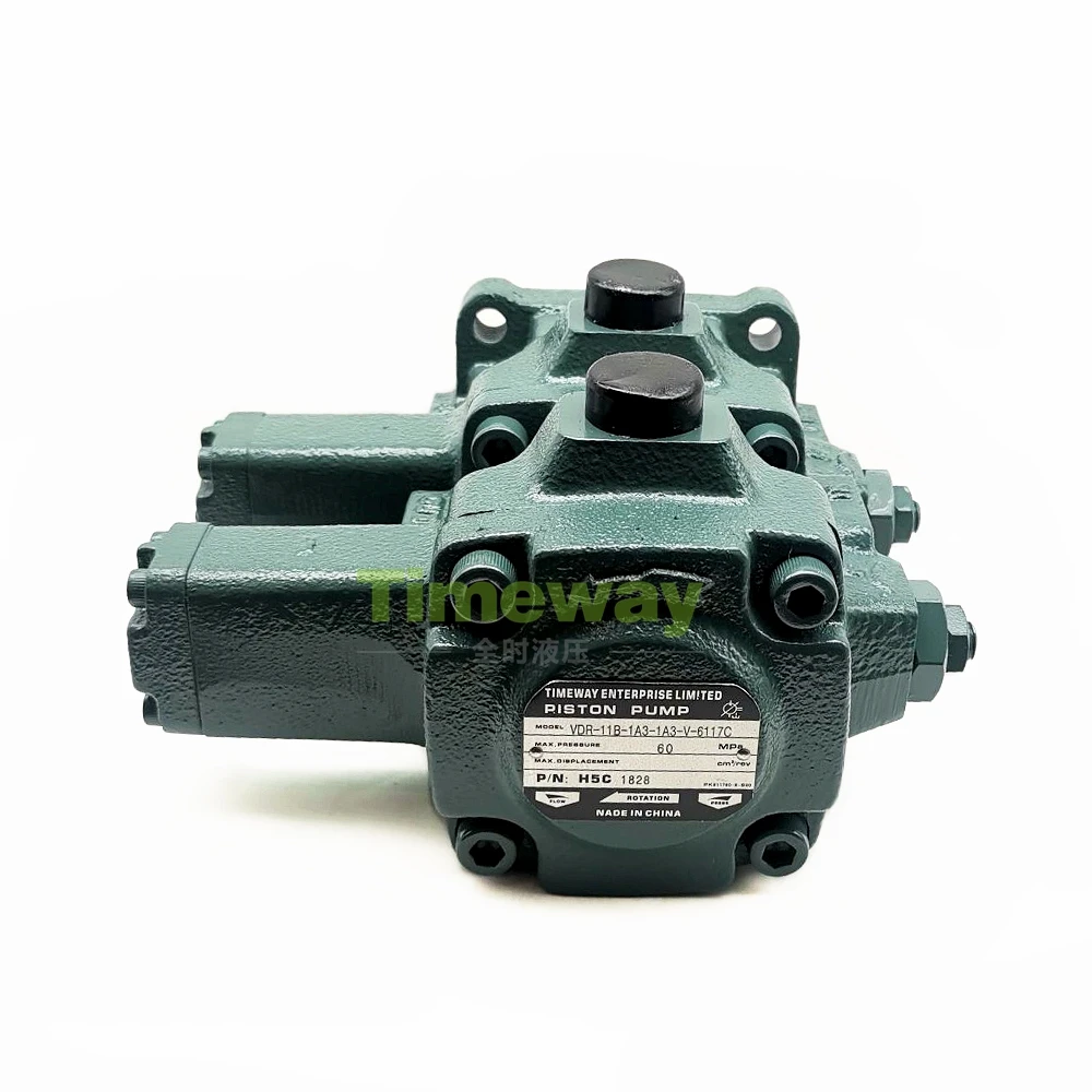 VDR Hydraulic Pump Vane Pump VDR-11B-1A3-1A3-V-6117C Double Vane Pump Repair for Injection Molding Machine VDR-11B Vane Oil Pump