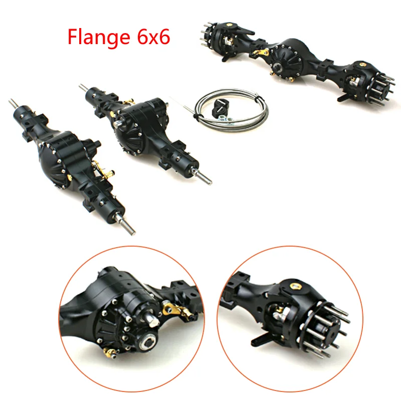 Lesu Metal Front Rear Axle Differential Lock 1/14 Rc Tractor Truck 4X4 6X6 8X8 Q911 Tamiyaya Dump Car Accessories Toys