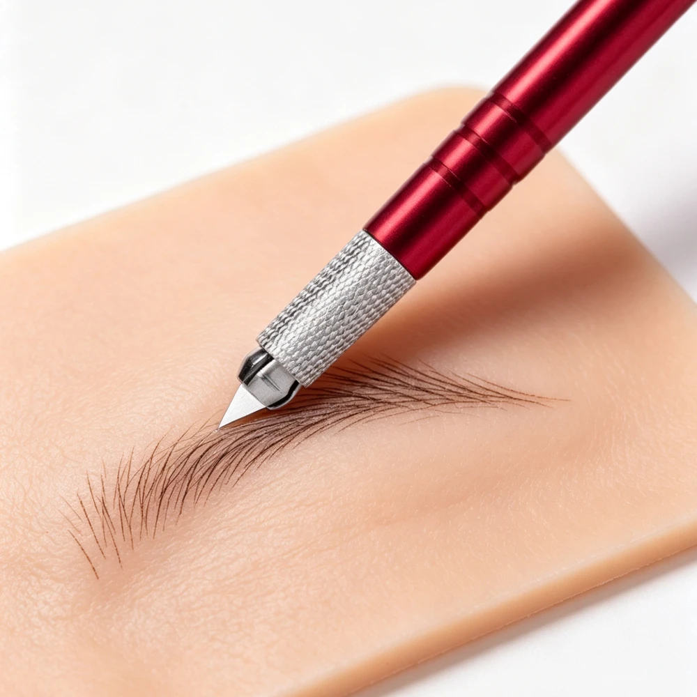 

Tattoo Microblading Pen Manual Tebori Pen Embroidery Machine Pen 1pcs for Permanent Makeup Eyebrow Microblading Blades
