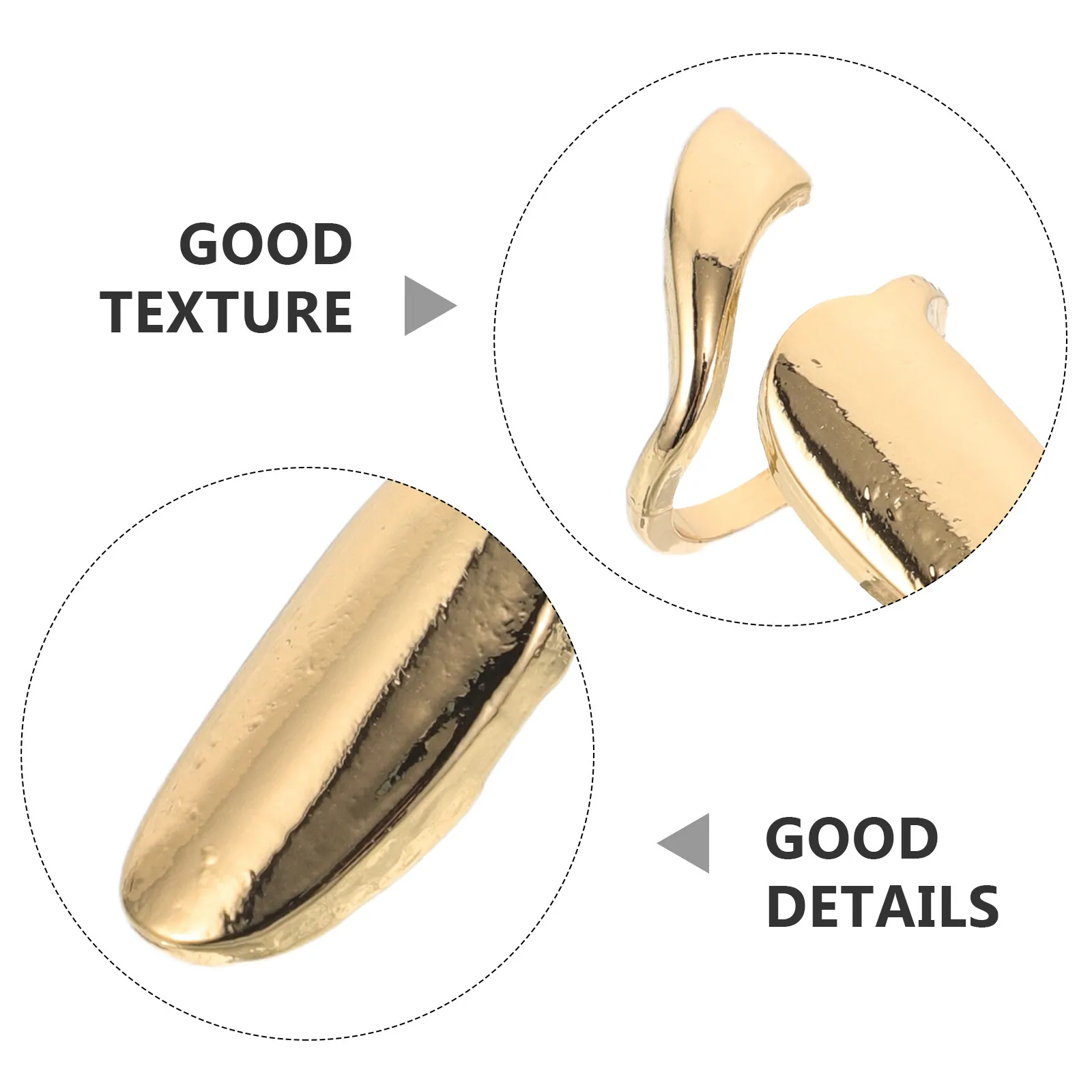 10Pcs Fingernail Protection Rings Adjustable Retro Alloy Nail Guard Jewelry for Women Vintage Nail Art Decoration Punk Manicure
