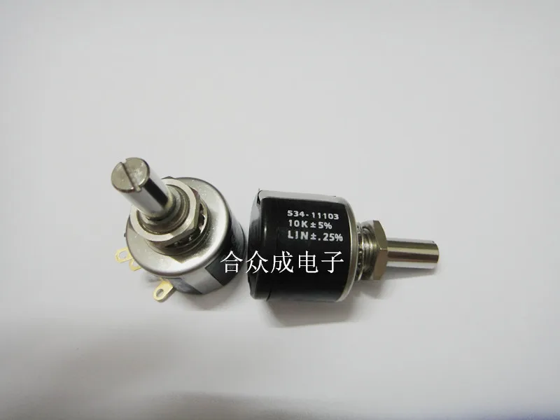 

SPECTROL MOD 534-1-1 10k прецизионный многооборотный потенциометр, оригинальный аутентичный переключатель
