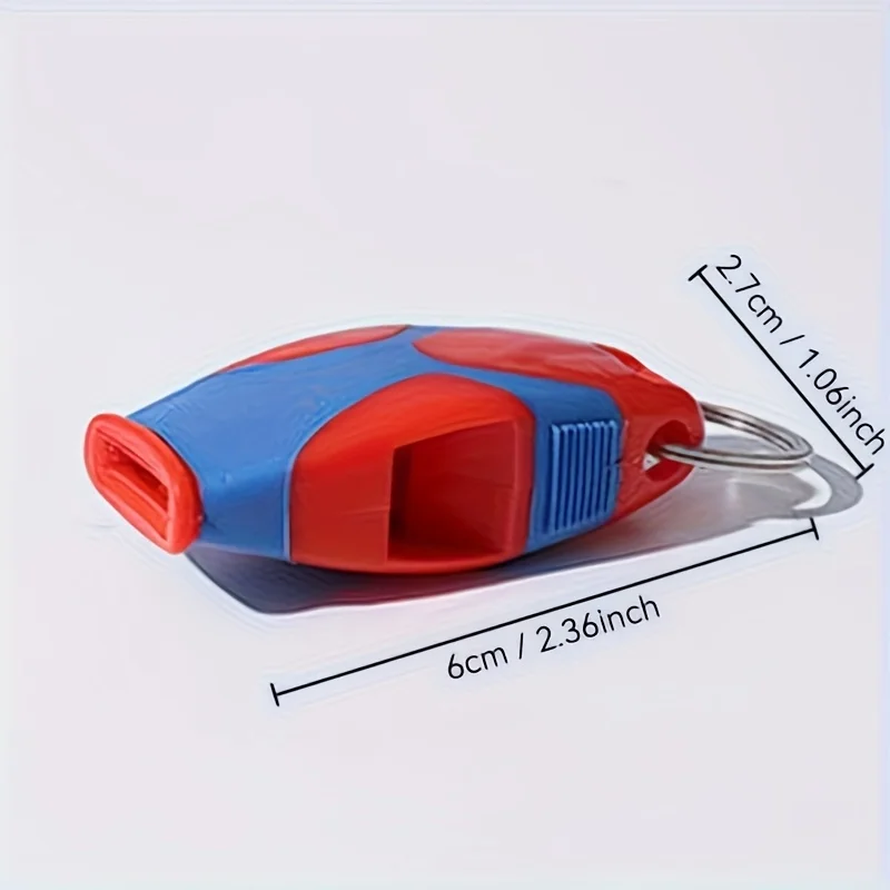 Campanello di sicurezza per fischio da esterno trasparente e forte, fischio con suono grande per campeggio, escursionismo, sport, emergenza, sopravvivenza, sicurezza