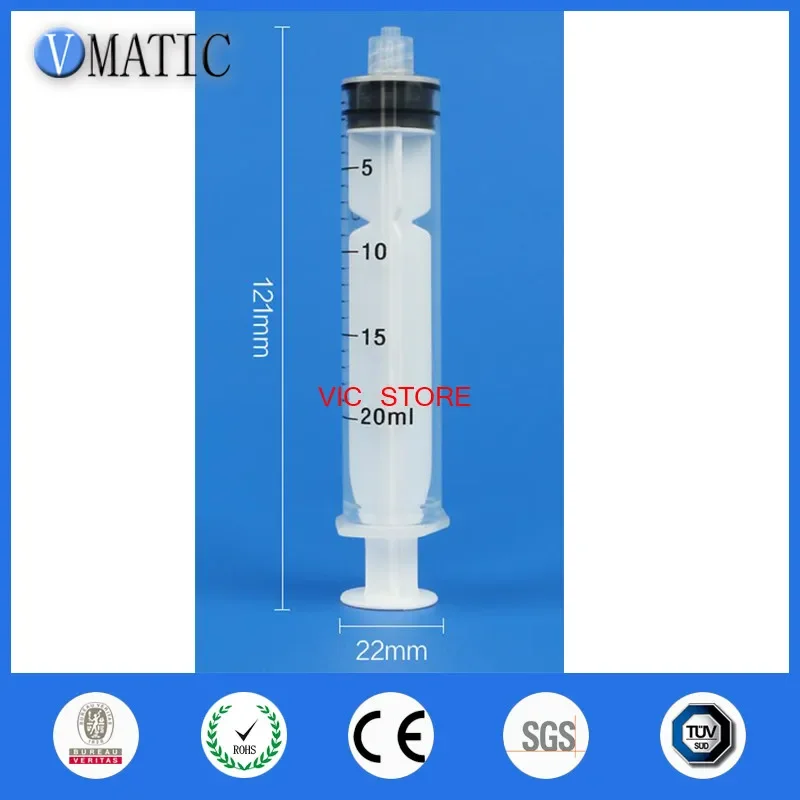 Free Shipping Non Sterilized 20cc/ml Hand Manual Plastic Syringe