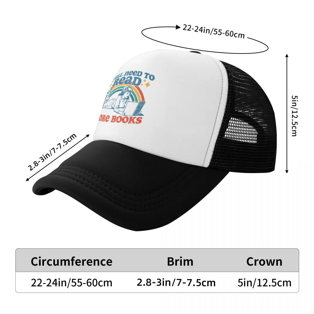 Y'all Need To Read More Books Hat for Women Fashion Hats Male's Funny Adjustable Y2K Summer Dad Gift