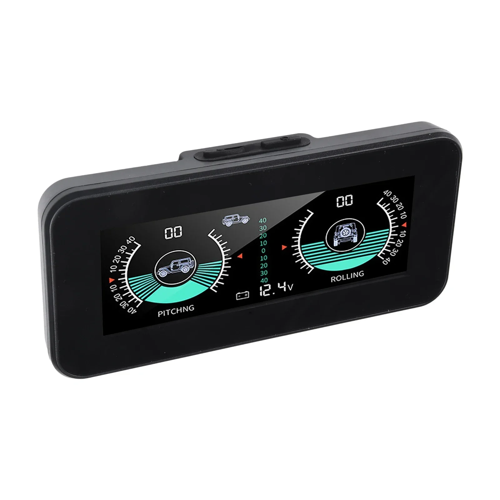 1. Intelligent Inclinometer Off-road 4Guage Tilt Indicator Angle Level Slope Meter Intelligent Inclinometer  4X4 Car Accessories