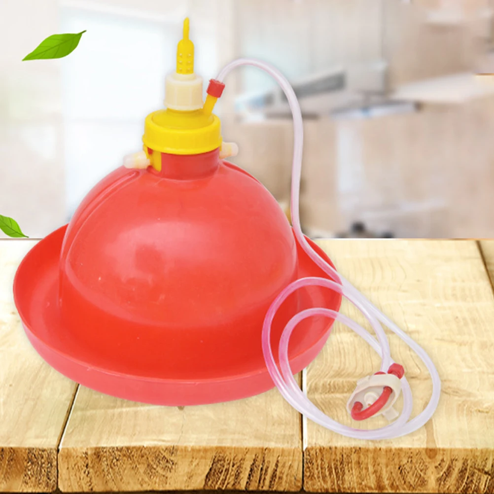 

Automatic Chicken Waterer Poultry Feeder Random Color Tubes Grids Detachable Easy Clean Reusable Refillable Durable Daily Use