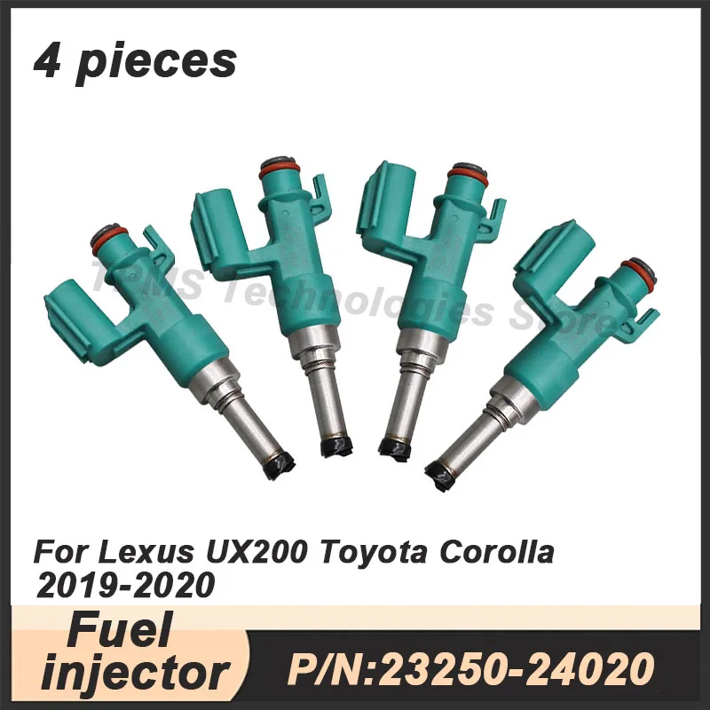 

4PCS 23250-24020 Fuel injector For Toyota Corolla Lexus UX200 2019-2020 23250 24020