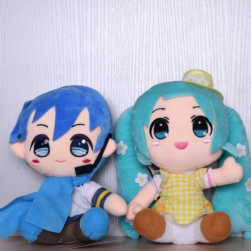 

20cm Anime Hatsune Miku Sunflower Magic KAITO Cosplay Toy Plush Doll Kids Xmas Gift