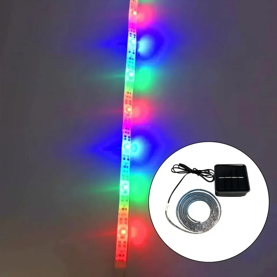Solar Power LED Hoop Light Color-Changing Sensor Super Bright RGB LED Strip Lamp for Outdoors Sports Training Adults 2026