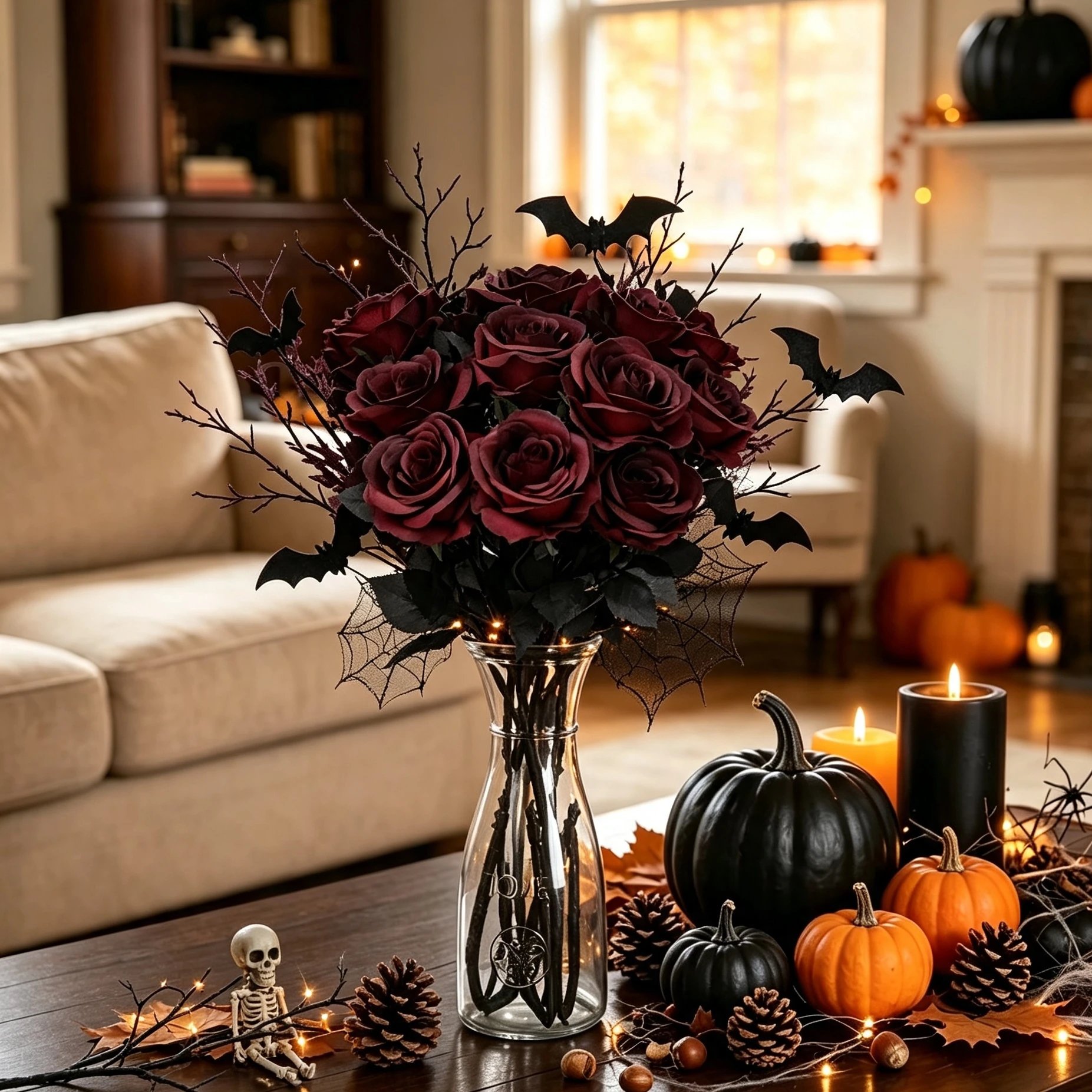 Herfst Kunstzijde Rozenboeket - Florist Supply Vases recensie en prijs