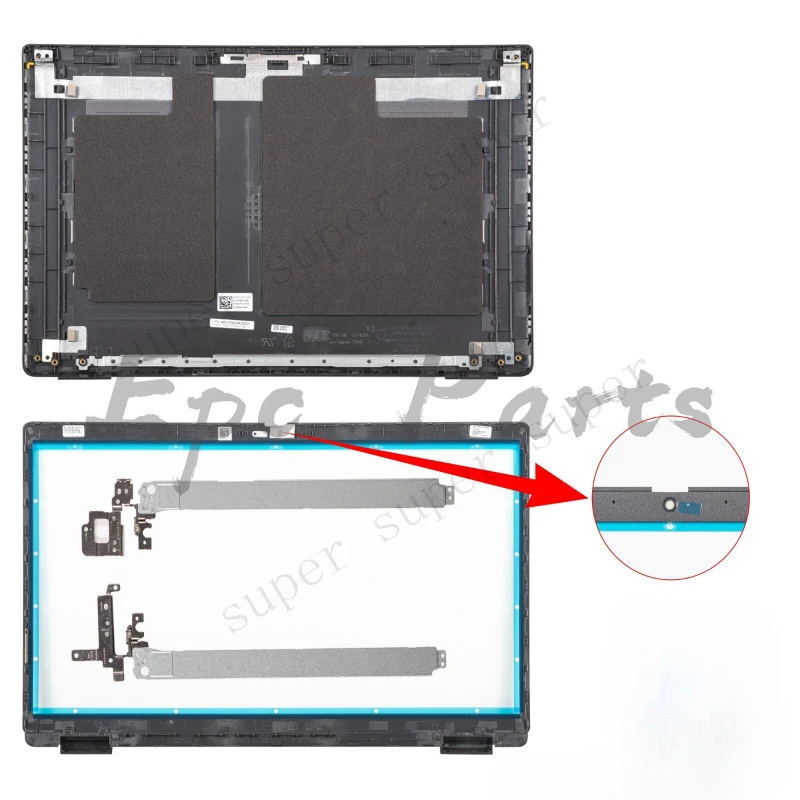 

S+ Для Dell Latitude 15 E3520 3520: Задняя крышка экрана + Передняя рамка + Петли 017XCF
